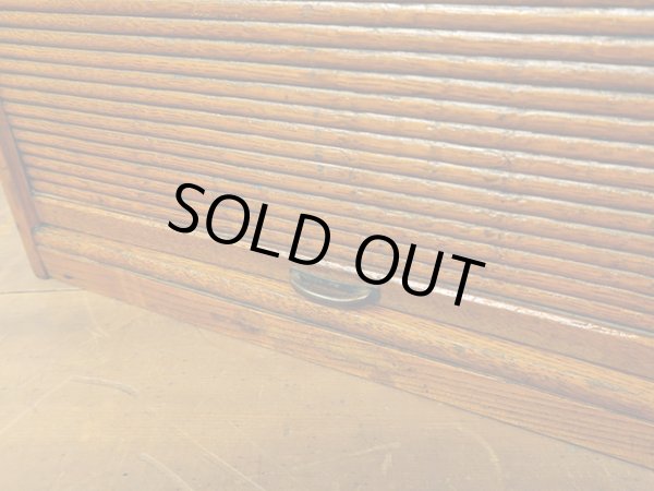 画像16: アンティーク 　蛇腹扉付き くさび式の本立て