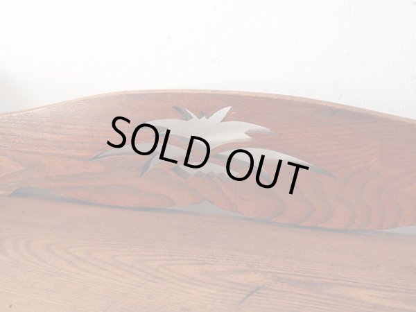 画像7: アンティーク 　ケヤキ材の本棚 ブックシェルフ