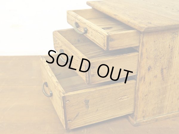 画像12: アンティーク 3杯 小引き出し