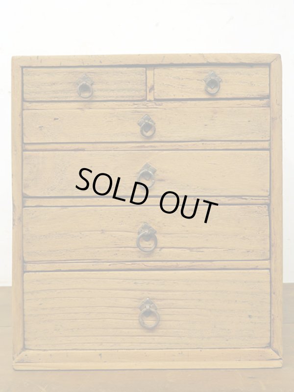 画像2: アンティーク ６杯 小引き出し