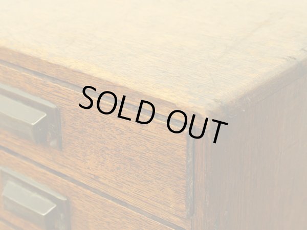 画像11: 昭和レトロ ラワン材の 5杯小引き出し