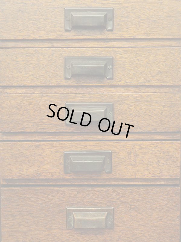 画像2: 昭和レトロ ラワン材の 5杯小引き出し