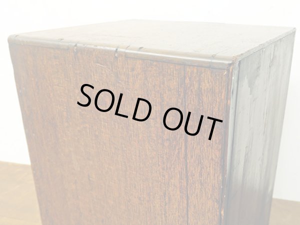 画像10: 昭和レトロ ラワン材の 5杯小引き出し