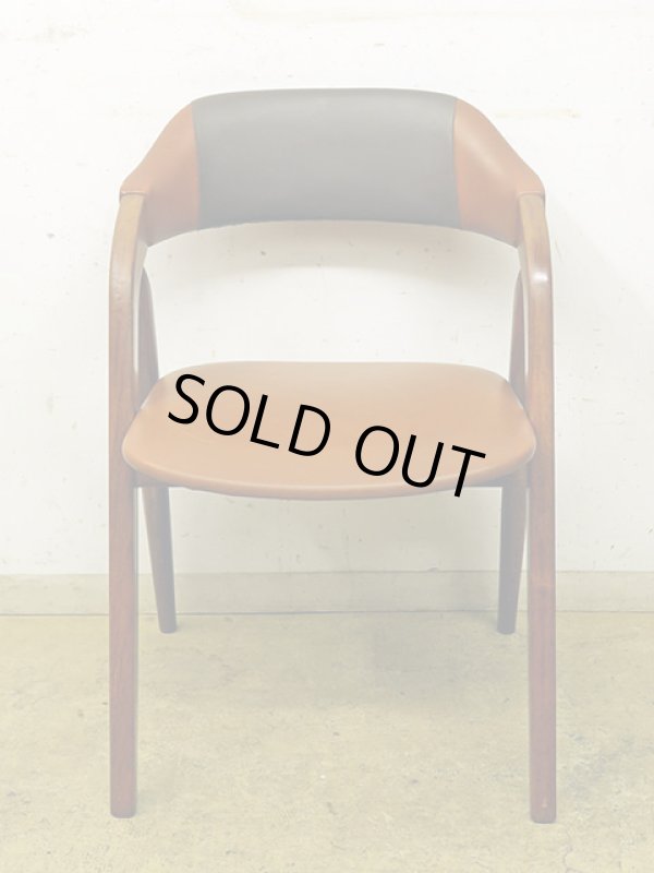 画像4: ヴィンテージ 辻木工 アームチェア 椅子 (2)