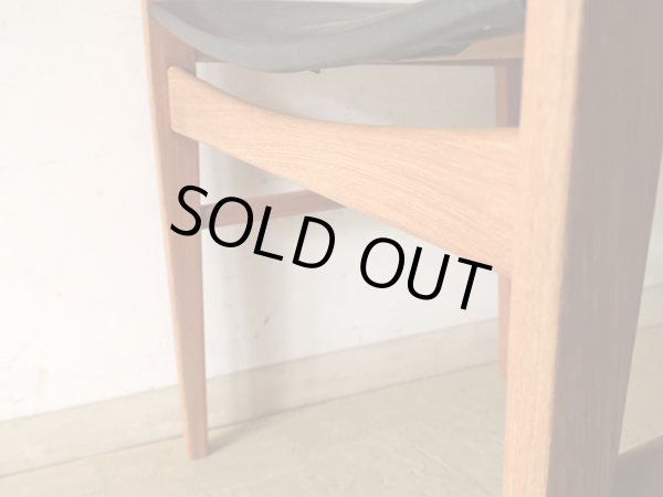 画像14: ヴィンテージ チーク材のアームチェア 北欧デザイン