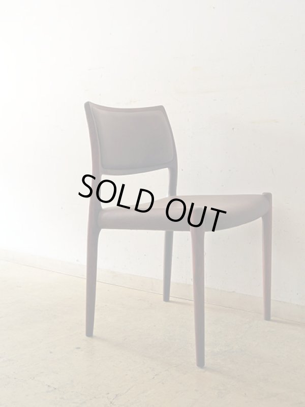 画像5: デンマーク J．L．Moller社 ダイニングチェアー NO.80 ローズウッド (2)