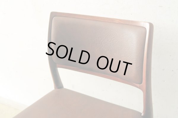 画像7: デンマーク J．L．Moller社 ダイニングチェアー NO.80 ローズウッド (1)