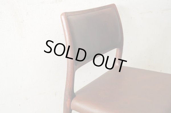 画像8: デンマーク J．L．Moller社 ダイニングチェアー NO.80 ローズウッド (1)