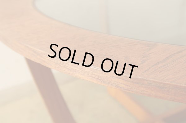 画像12: ヴィンテージ ガラストップ コーヒーテーブル