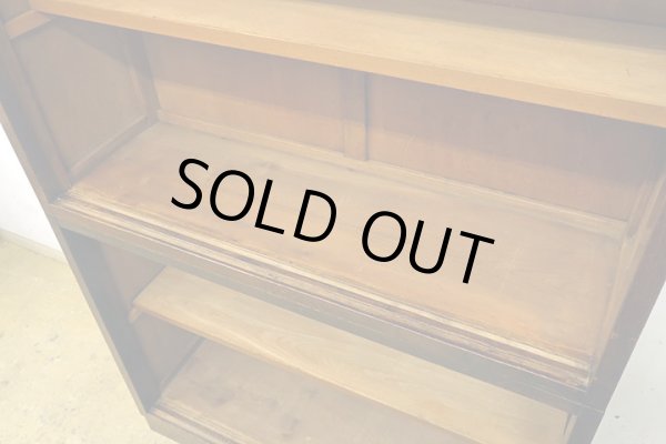 画像12: アンティーク 　ナラ無垢材 ガラス戸棚 食器棚 水屋箪笥