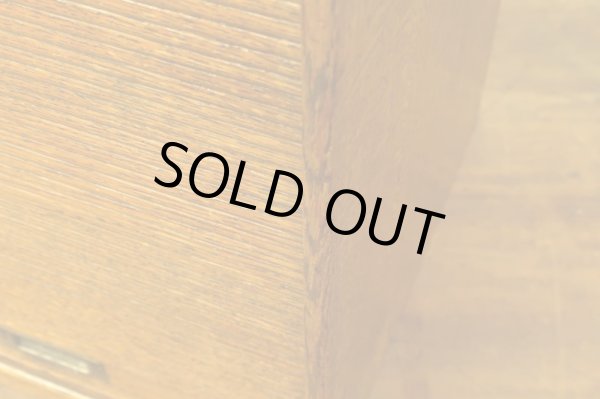 画像15: アンティーク 　楢無垢材 蛇腹扉の収納箱