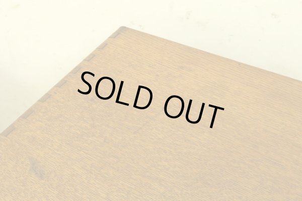 画像13: アンティーク 　楢無垢材 蛇腹扉の収納箱