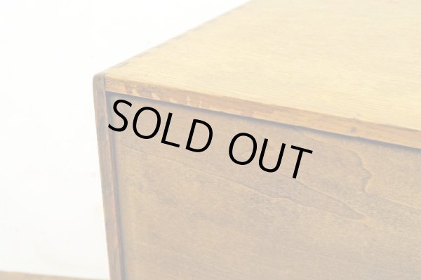 画像14: アンティーク 　楢無垢材 蛇腹扉の収納箱