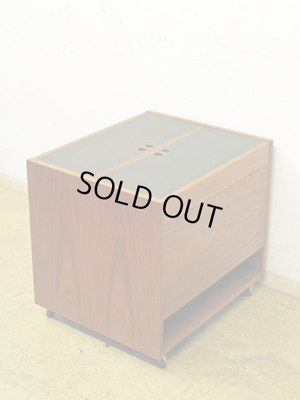 画像3: 北欧ヴィンテージ チークのBARキャビネット サイドテーブル Randers Mobelfabrik