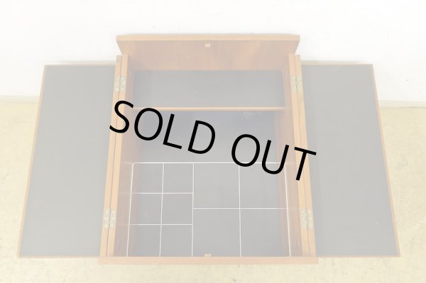 画像5: 北欧ヴィンテージ チークのBARキャビネット サイドテーブル Randers Mobelfabrik