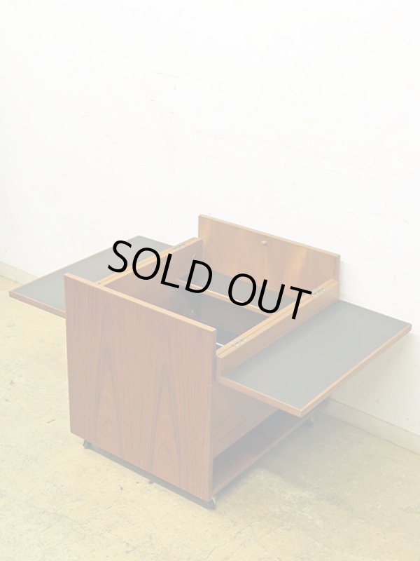 画像2: 北欧ヴィンテージ チークのBARキャビネット サイドテーブル Randers Mobelfabrik