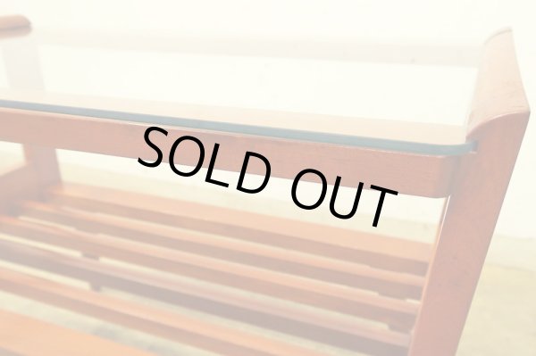 画像19: ヴィンテージ ガラストップサイドテーブル