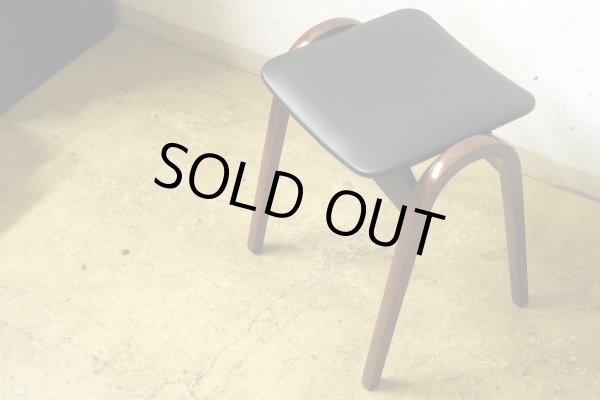 画像6: 秋田木工 スタッキングスツール 剣持勇 黒 ブラック