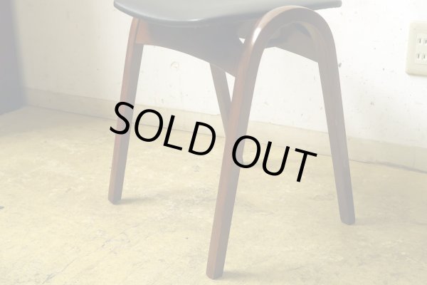 画像7: 秋田木工 スタッキングスツール 剣持勇 黒 ブラック