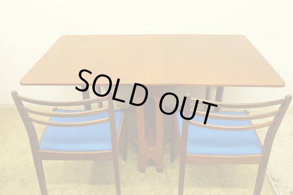 画像16: イギリスヴィンテージ ゲートレッグテーブル チーク