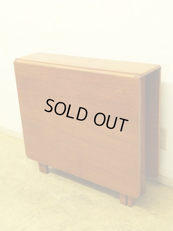 画像6: イギリスヴィンテージ ゲートレッグテーブル チーク