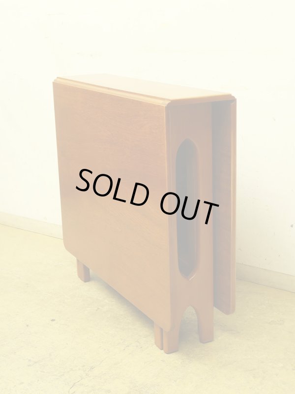 画像7: イギリスヴィンテージ ゲートレッグテーブル チーク