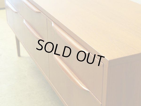 画像7: 北欧デザイン チーク材 サイドボード ローボード