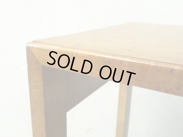 画像9: ヴィンテージ 桜材のサイドテーブル