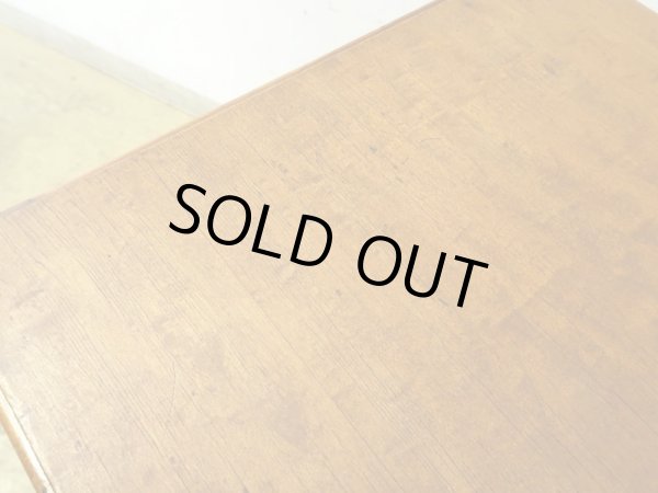 画像14: ヴィンテージ 桜材のサイドテーブル