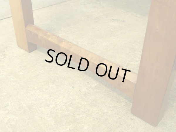 画像13: ヴィンテージ 桜材のサイドテーブル