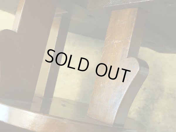 画像10: ヴィンテージ 大正ロマンな座卓 円卓 ラウンドテーブル