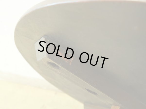 画像9: ヴィンテージ 大正ロマンな座卓 円卓 ラウンドテーブル