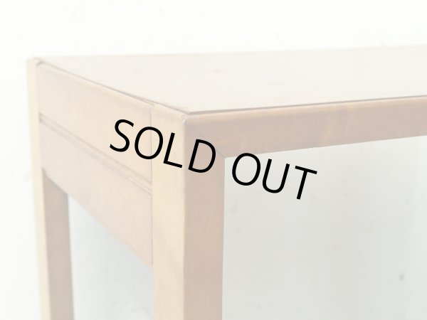 画像8: ヴィンテージ 桜材のサイドテーブル