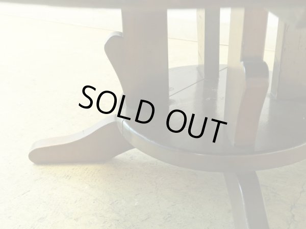 画像8: ヴィンテージ 大正ロマンな座卓 円卓 ラウンドテーブル