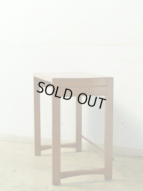 画像4: ヴィンテージ 桜材のサイドテーブル