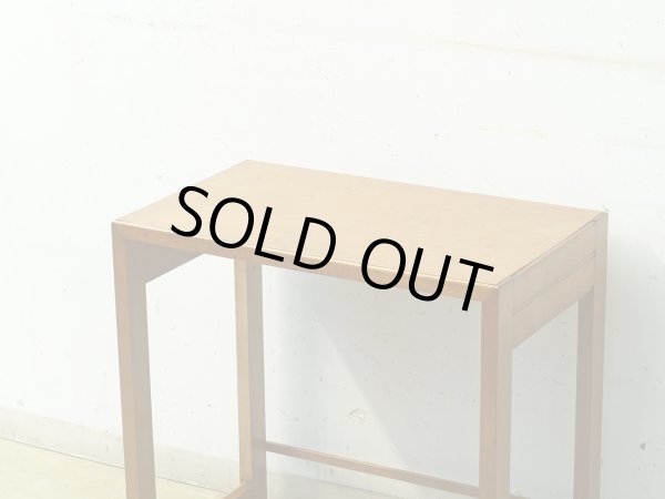 画像5: ヴィンテージ 桜材のサイドテーブル