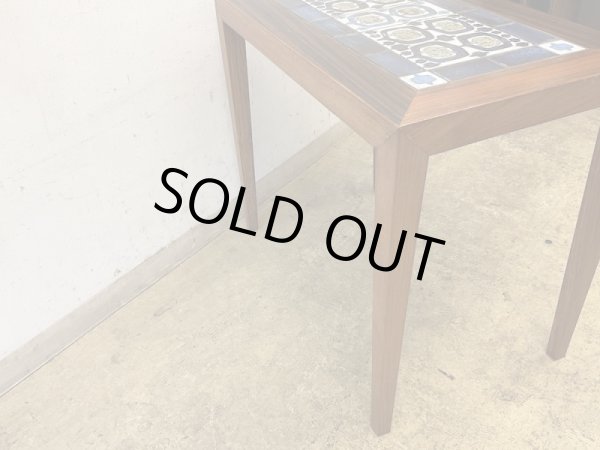 画像11: Haslev & Royal Copenhagen "Tenera" ローズウッド材タイルトップ ネストテーブル 