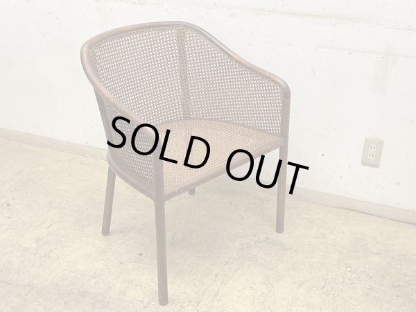 画像6: Ward Bennett ランドマークチェア ラタン 籐椅子 ウォード・ベネット (2)