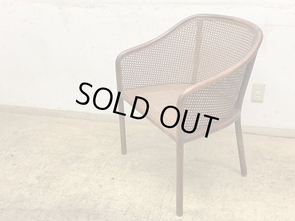 画像5: Ward Bennett ランドマークチェア ラタン 籐椅子 ウォード・ベネット (2)