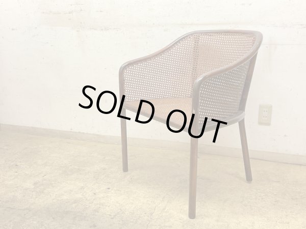 画像5: Ward Bennett ランドマークチェア ラタン 籐椅子 ウォード・ベネット (1)