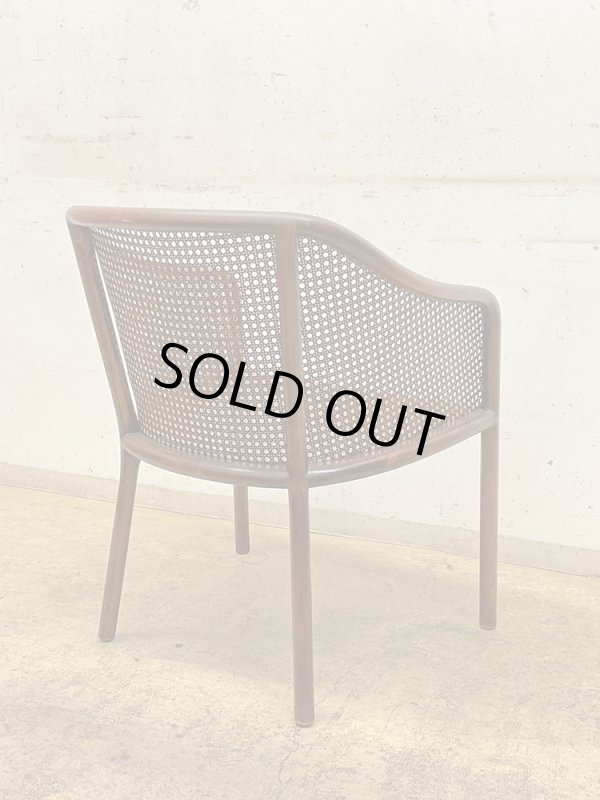 画像2: Ward Bennett ランドマークチェア ラタン 籐椅子 ウォード・ベネット (2)