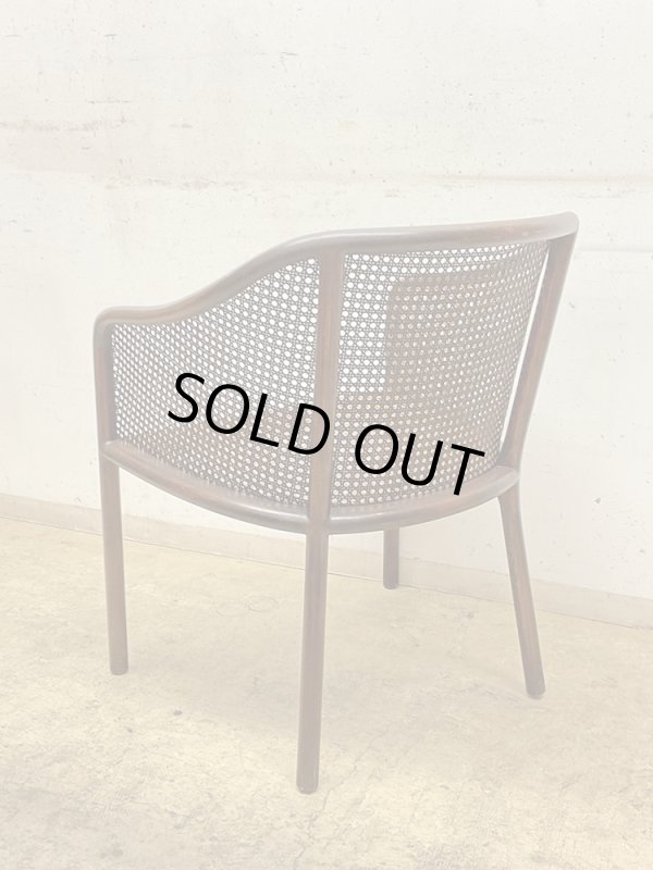 画像2: Ward Bennett ランドマークチェア ラタン 籐椅子 ウォード・ベネット (1)