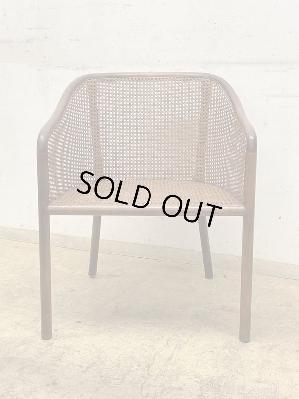 画像3: Ward Bennett ランドマークチェア ラタン 籐椅子 ウォード・ベネット (2)