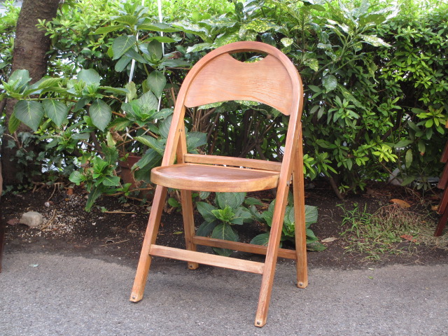 アンティーク 折りたたみ椅子インテリア/住まい/日用品 - 折り畳みイス
